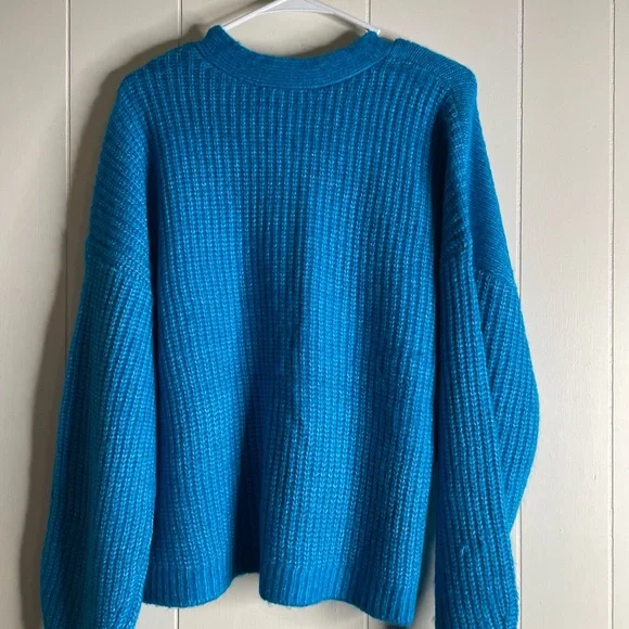 LOFT Vibrant Blue Women's Cardigan - Picture 3 of 5